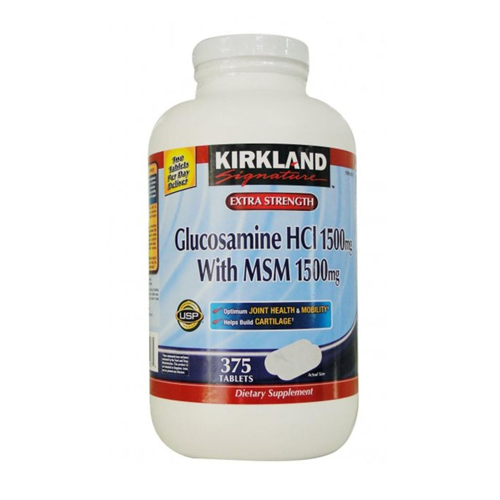 Glucosamine HCL 1500mg with MSM 1500mg Kirkland