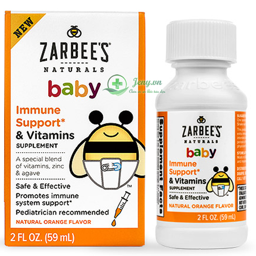 Siro bổ xung Vitamin, tăng sức đề kháng Zarbee’s cho bé từ 2 tháng - 59ml