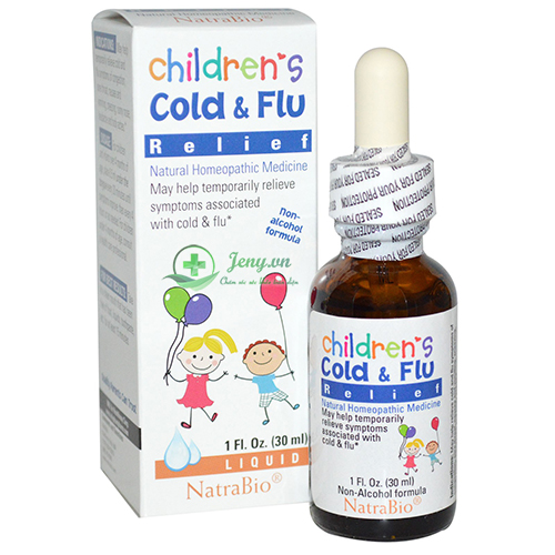 Siro trị cảm cúm cho bé Children's Cold & Flu Relief của Mỹ - 30ml